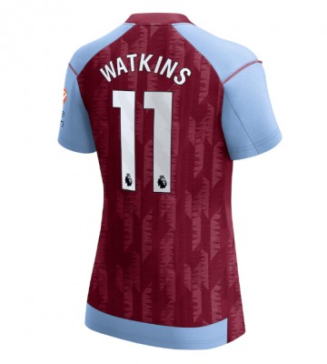 Aston Villa Ollie Watkins #11 Primera Equipación Mujer 2023-24 Manga Corta